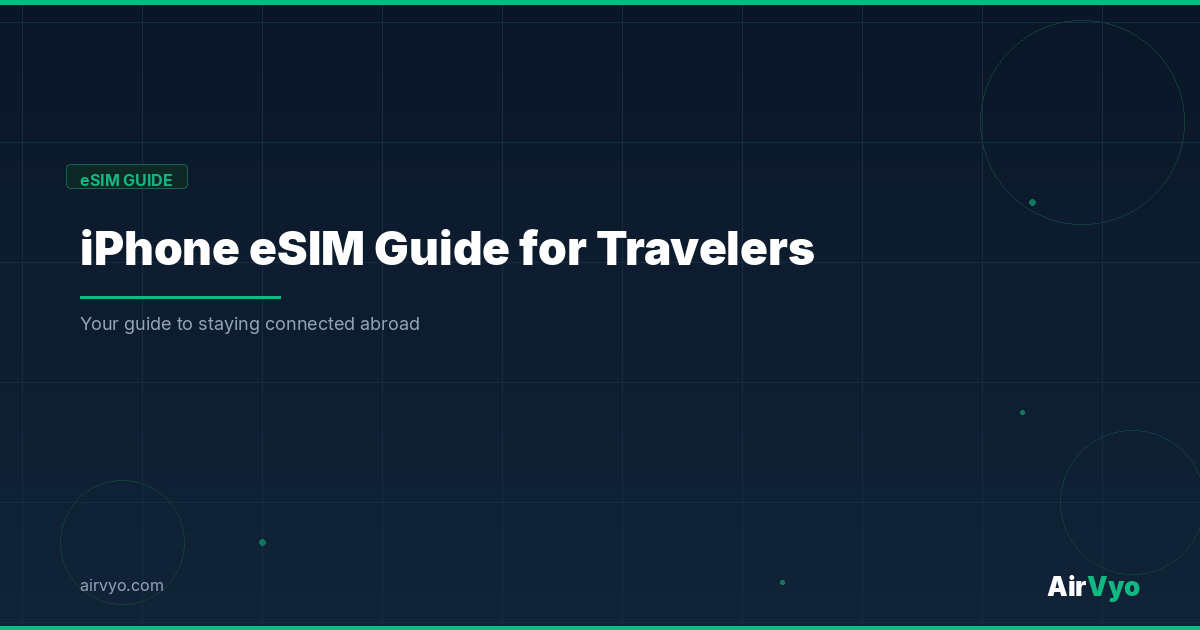 iPhone eSIM Guide for Travelers — What to Know Before You Go