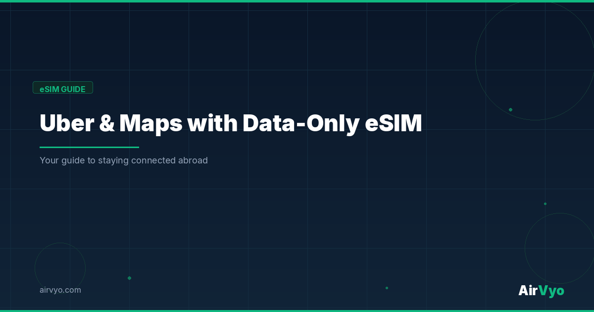 Can You Use Uber, Google Maps and Translation Apps with a Data-Only eSIM?