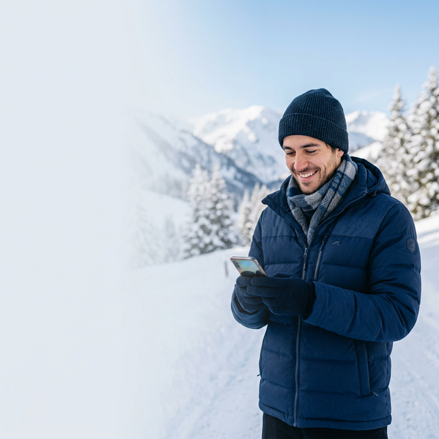 Traveler with AirVyo eSIM